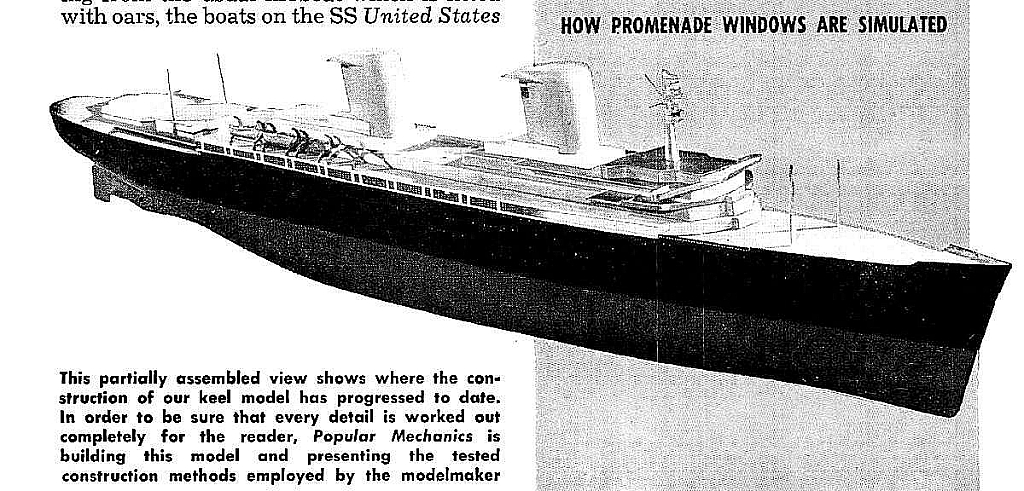 Plan PassengerShip Cruiser Ss United States